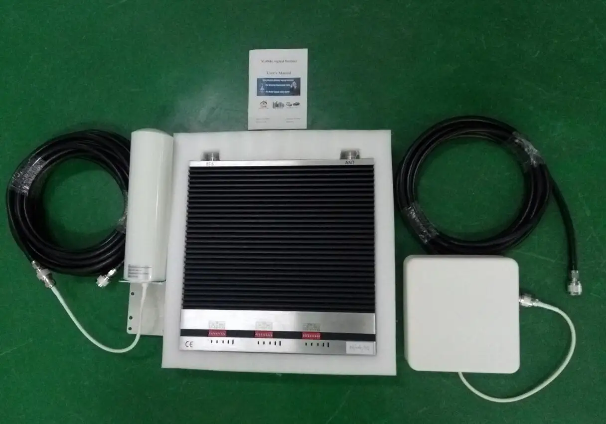  Усилитель сигнала/повторитель сотового телефона 27 дбм MGC AGC ALC 2g/3g/4g 850 1800 2100 трехдиапазонный повторитель для дома и