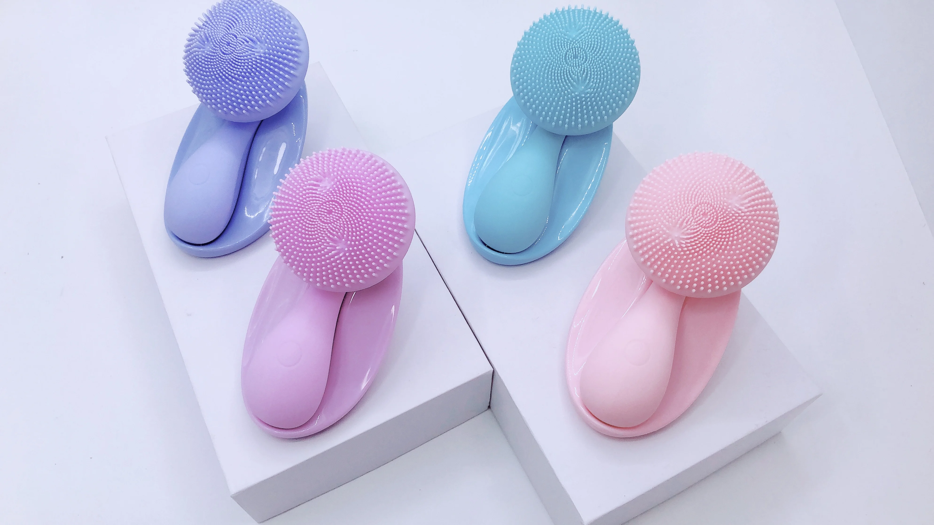 silicone cleansing brush for face multi-functional beauty equipment sonic facial cleansing brush