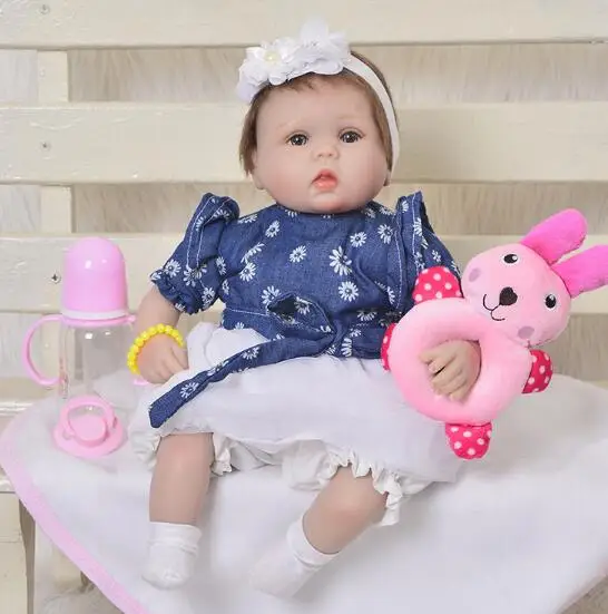 Cheap good christmas gifts full silicone bebe reborn doll silicon reborn doll realistic baby