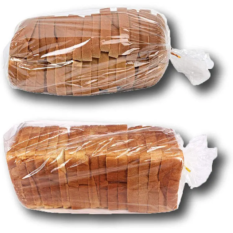 21x46 Baguette CPP French loaf Cellophane bags Transparent Cello bread bags with twist ties clear for bread cellophane bags
