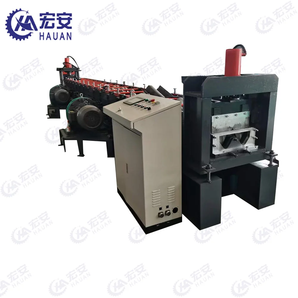 Highway Guardrail Galvanized Two Wave W-beam Rolling Forming Machine