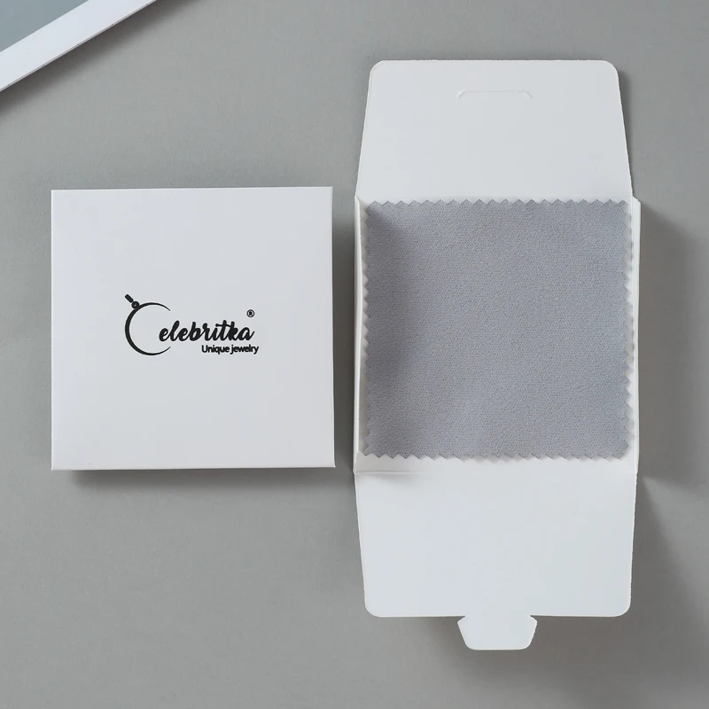Custom Logo Silver Cleaning Cloth For Jewelry Jewellery Cleaning Cloth Custom Individual Packaged Polishing Cloth Jewelry