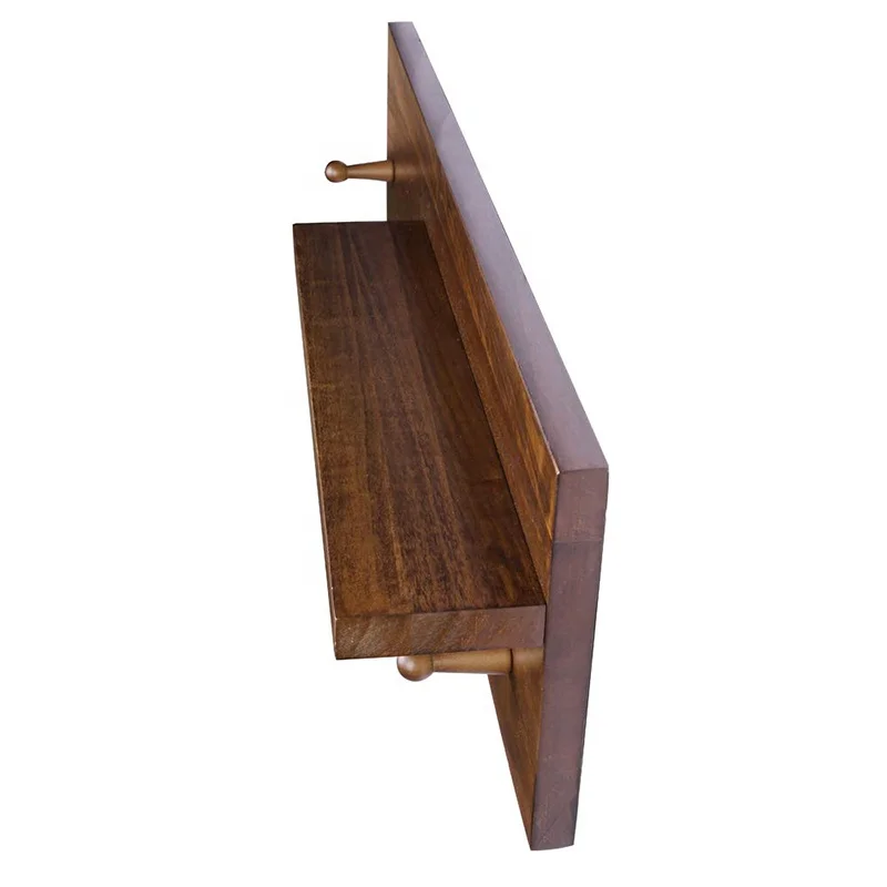 Retro wooden frame with wall hook