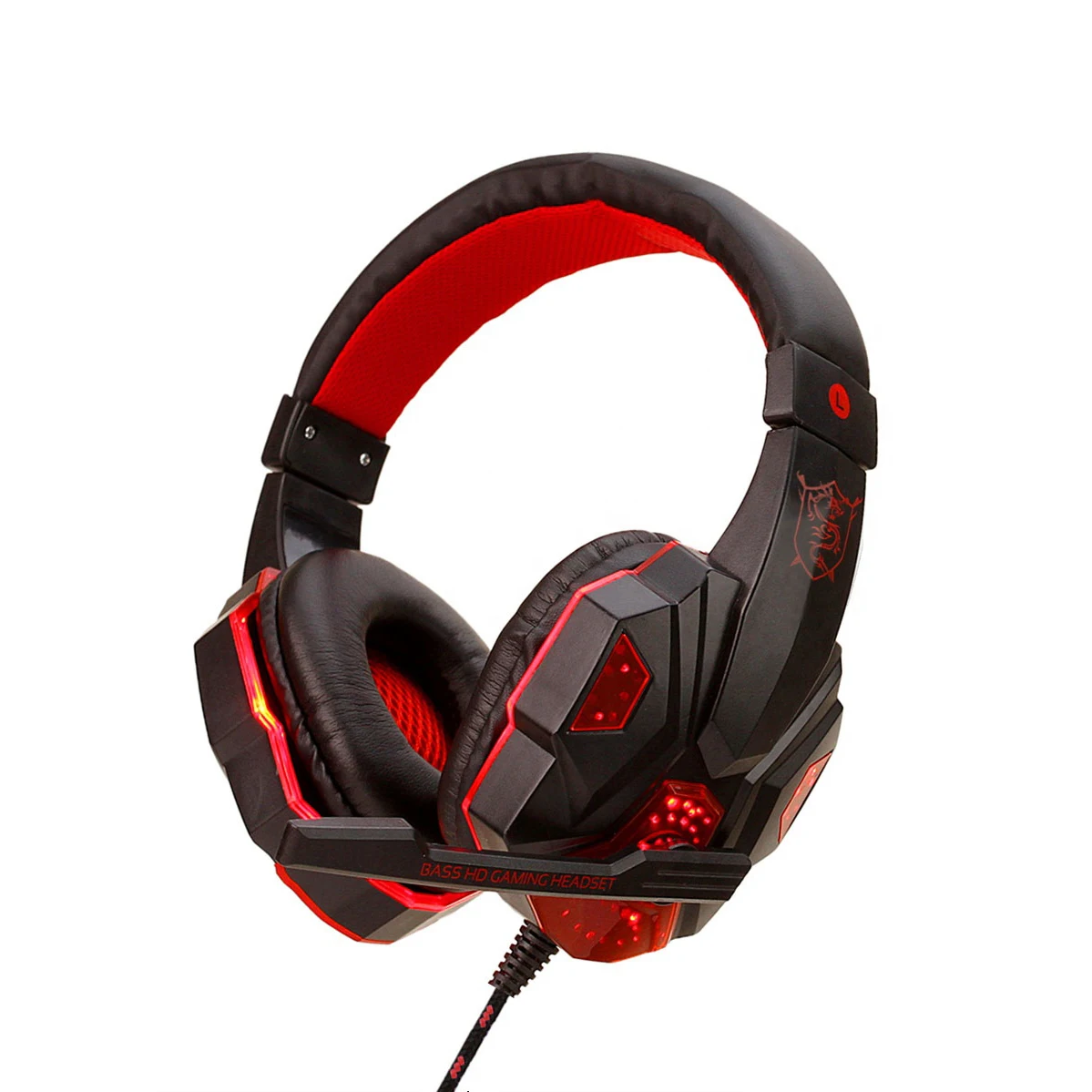 HG44 Pubg For Ps4 Ps5 Phone 2021 Led Video Game Earphones Gamer Headset Metal Bass Gaming Headphone