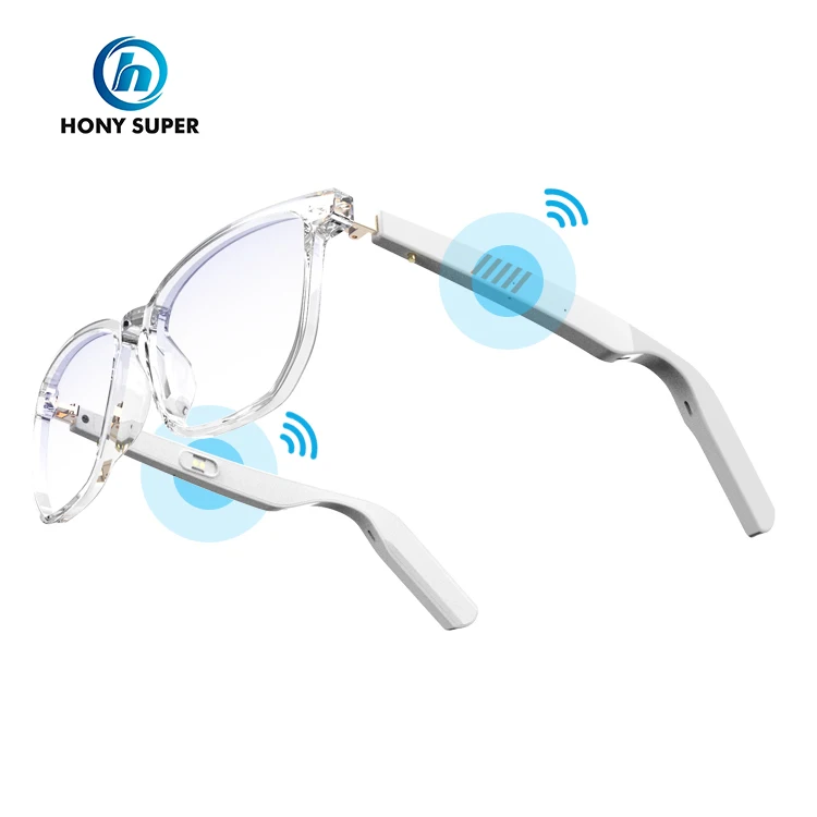 Умные очки для телефонных звонков, умные очки из ацетата костной проводимости с наушниками Tws костной проводимостью