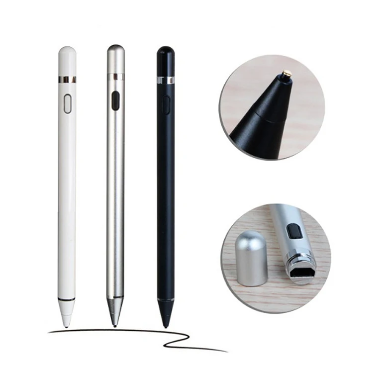 Micro-USB type B charging universal active stylus touch pen for ipad