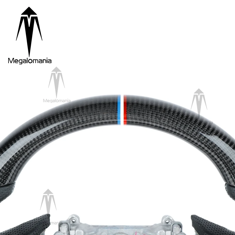 Fit For Subaru Legacy Outback Impreza Forester BRZ STI XV REX WRX Hybrid SVX Custom LED Carbon Fiber Steering Wheel