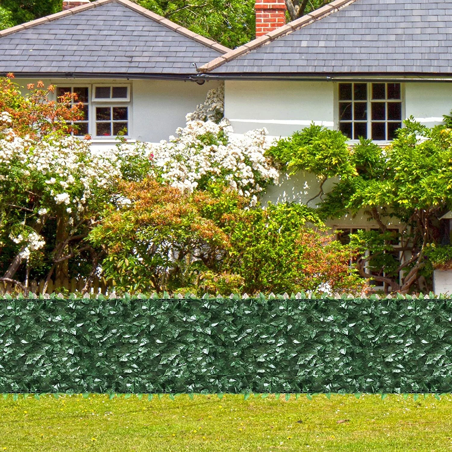1x3M Artificial Leaf Hedge Screen Privacy Wall Cover for Garden Outdoor Indoor Backyard Decor Artificial Plants Fence Screening