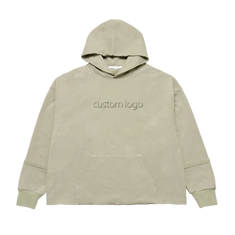 quality fashion blank heavyweigh cotton clothes hoody men oem logo boxy fit custom hoodies