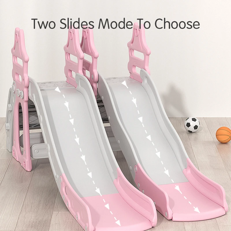 Feelbaby Wholesale Toddler High Quality Indoor Baby Plastic Sliding Toys Kids Slides For Children Playground And Swing Play Set