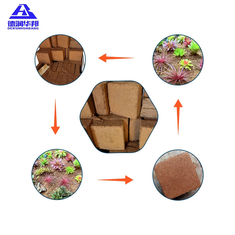 Easy to soak and produce a large amount of coconut bran coconut bricks coconut soil, soilless culture substrate nutrient soil