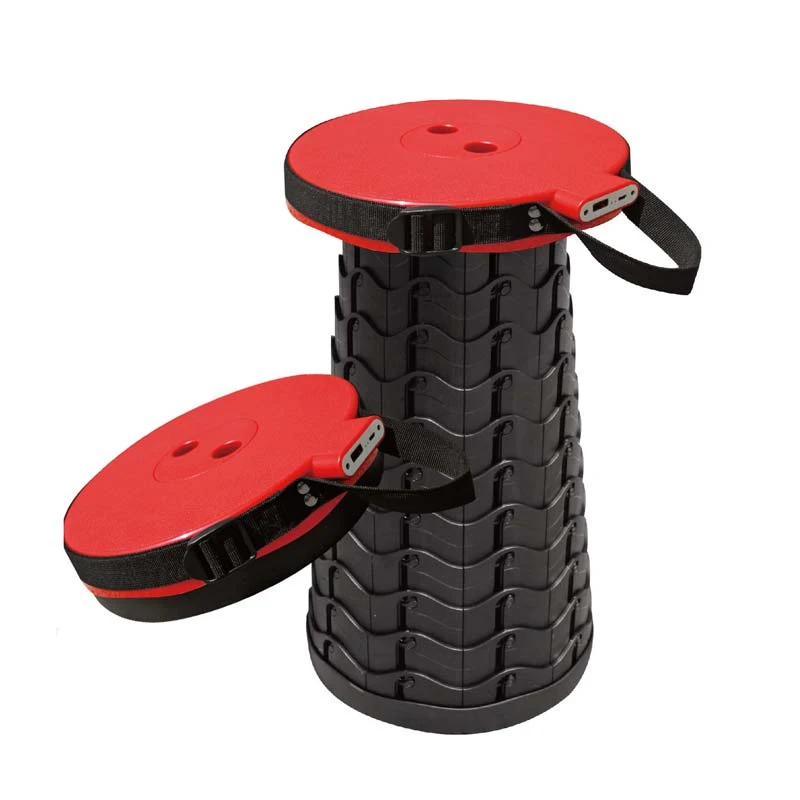 Портативный складной стул, легкий Регулируемый пластиковый табурет для рыбалки и путешествий