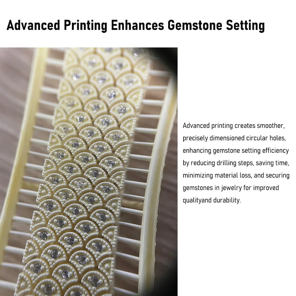 High Resolution 14K White Wax LCD Jewelry 3D Printer Manufacturer Large Print Size