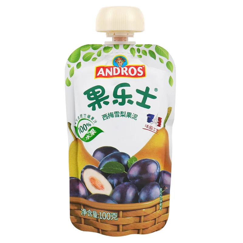 Good tastes Small package snacks Multi-flavor Organic Fruit Puree Pouches