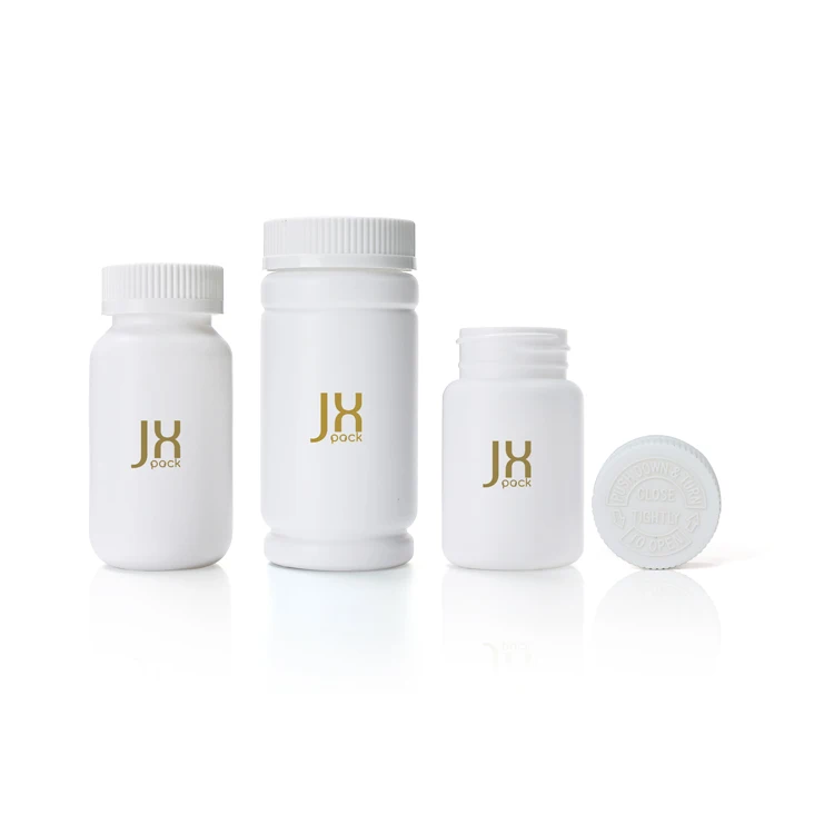 40cc 80cc 100cc150cc white childproof lid plastic pill bottles medicine pharmaceutical capsule bottle