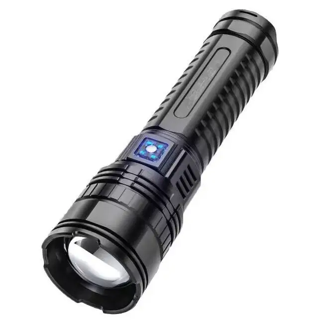Long Usb Rechargeable Zoom Lanterna Super Bright 100000 Lumens Waterproof Flashlights Torches