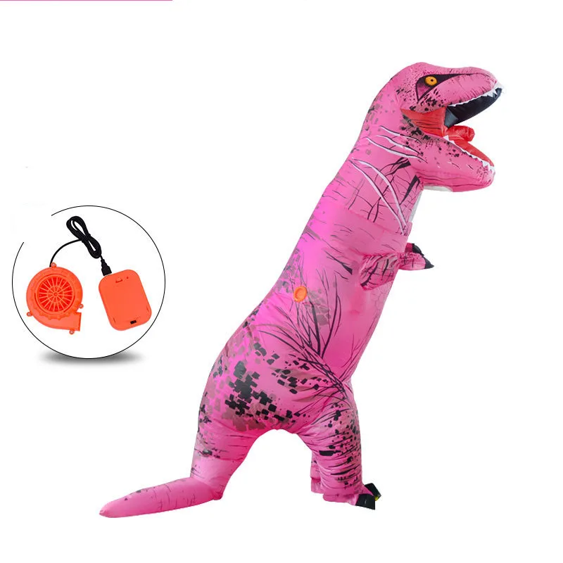 Dinosaur T Rex Costume Air Blow up Suits Halloween Inflatable rex High Quality Adult Children for Kids