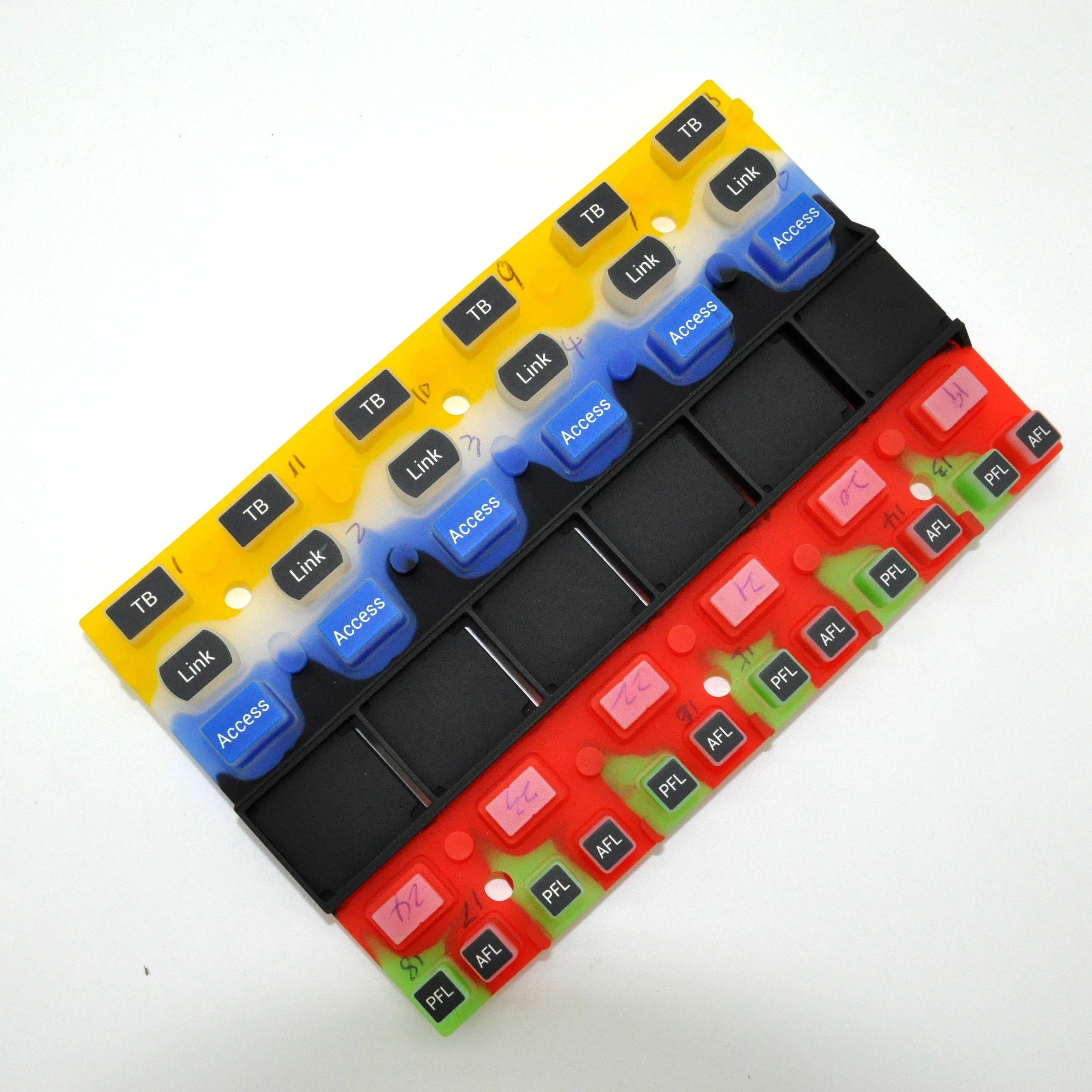 boto iluminado keypad conductive button waterproof soft rubber silicone keyboard