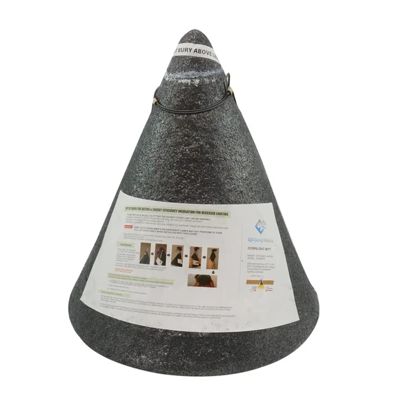 
fire and acoustic cover for recessed downlight 