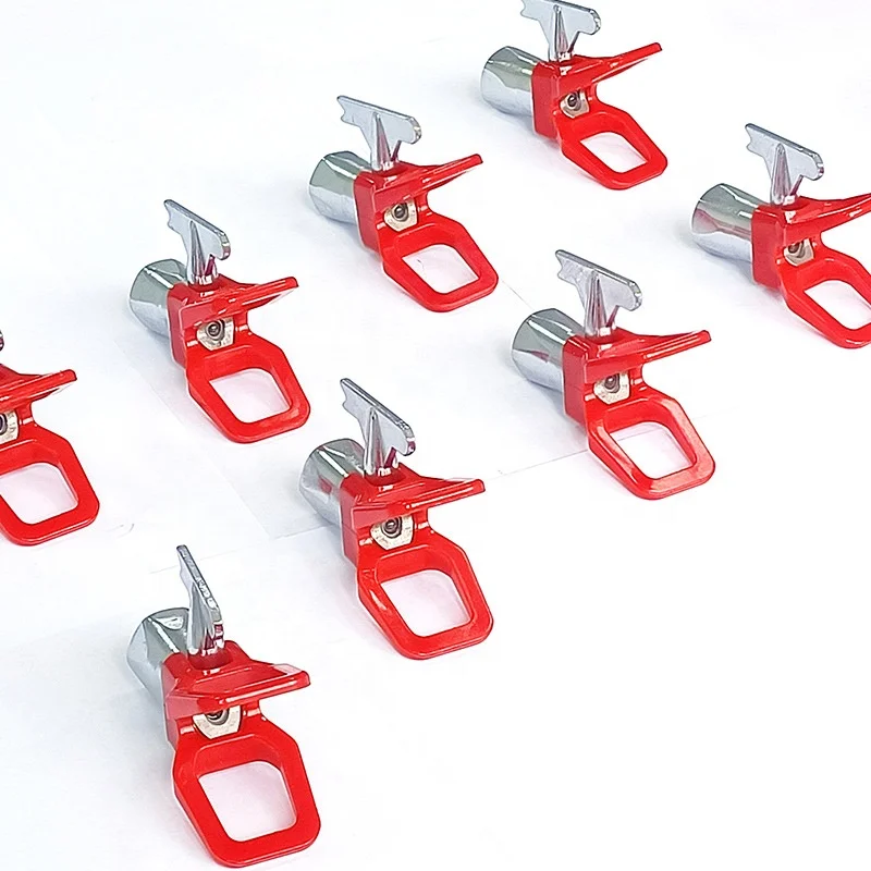 newest wear-resistant pneumatic alloy paint spray nozzle column rotation tip