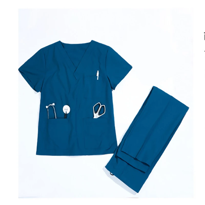 Hot Sell Suit Scrubs Set Clinical Hospital  medical Uniform Nursing Uniform Manufacture All Uniform Scrubs Unisex OEM Key