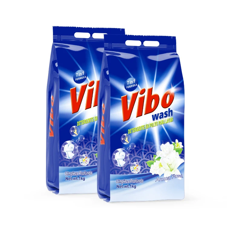 Manufacturer best price bulk detergent VIBO washing powder for cleaning apparel TOP sell washing powder