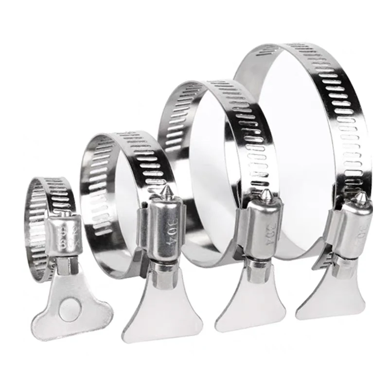 Stainless steel gas pipe clamp with handle Fastener/ Gas pipe clamp clamp/ Water pipe clamp