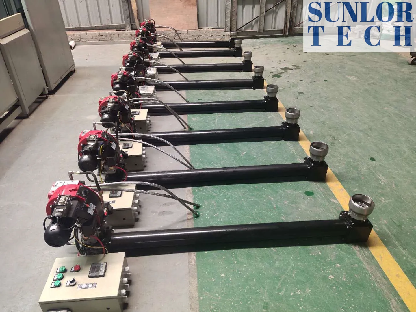 Bottom-burning burner Ultra-long combustion tube barrel integrated low-burning combustion machine system Diesel Burner,