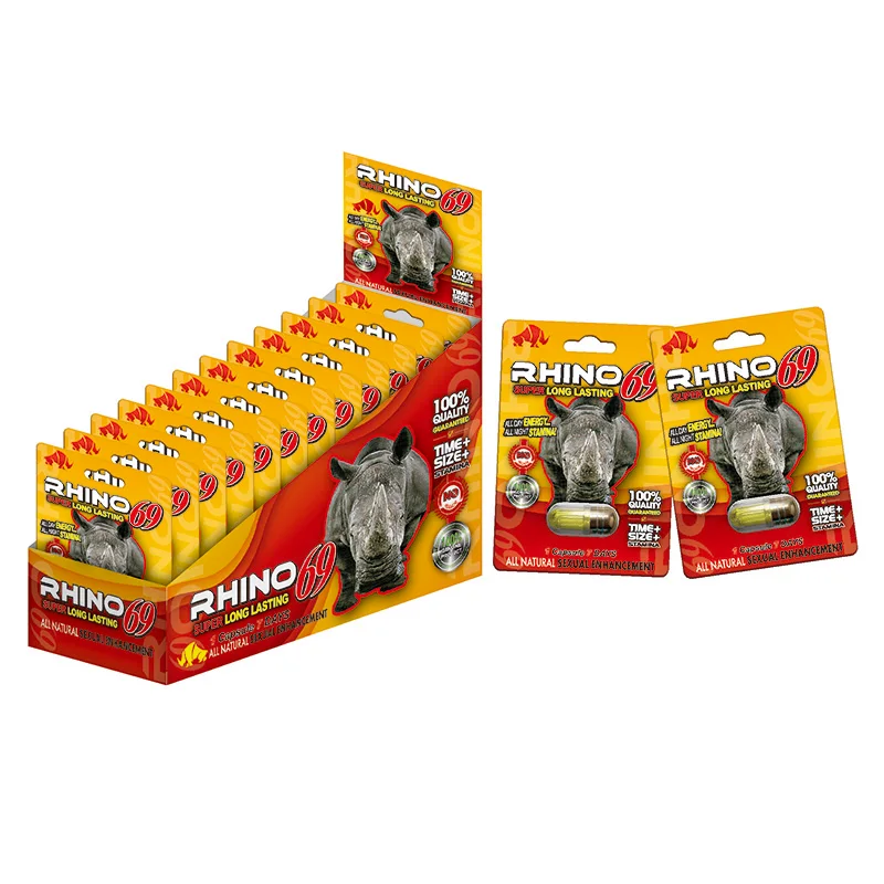 In Stock Cheap Price Male Enhancement  Blister Card and Display Box  3d Card