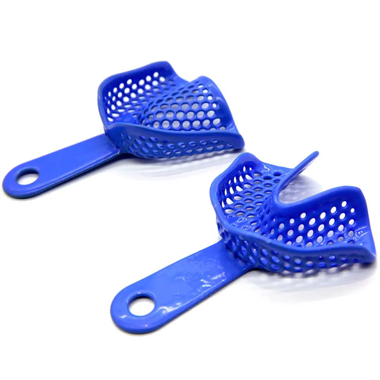 Wholesale Dental Steel Plastic Autoclave Impression Tray Custom Private Logo Silicone Teeth Mold Kit Clinic Hospital Use