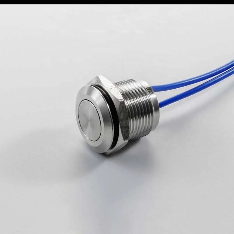 Wintai-tech China Momentary Metal Push Button IP68 Metal Push Button Switch 12MM NO LED Metal Push Button Switch Manufacturer