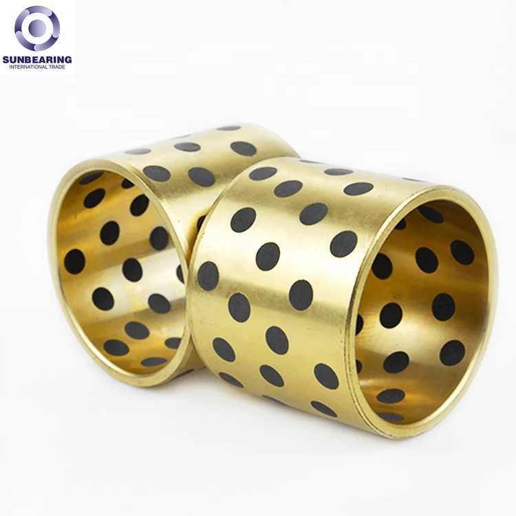 Высококачественный бесмасляный самосмазывающийся подшипник с заглушкой латунный подшипник карбоновая втулка графитовые втулки втулка Подшипник