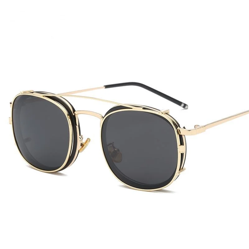 Fashion polarizes metal frame sun glasses 2020 clip on sunglasses