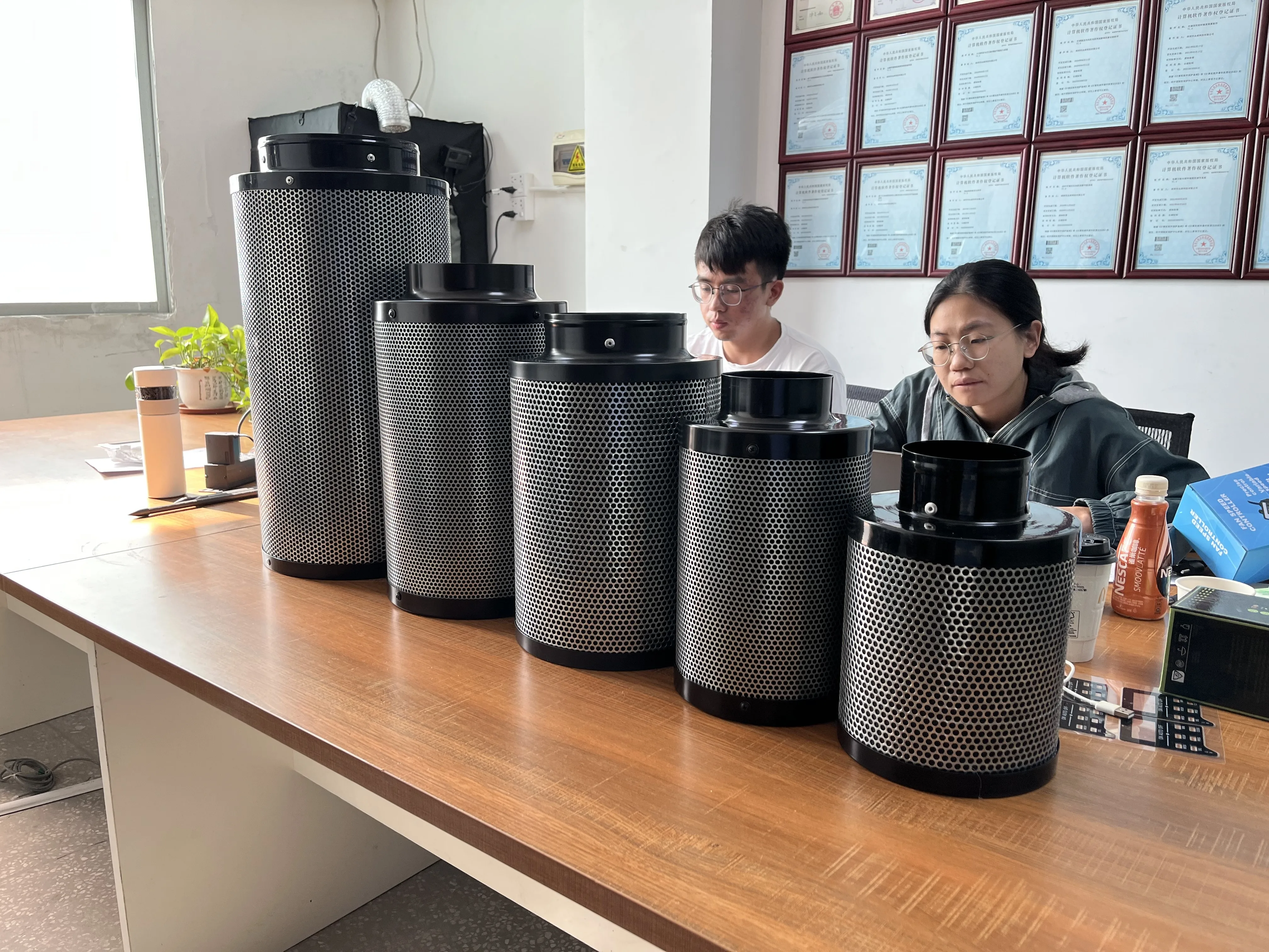 8 Inch Filter For Indoor Hydroponic Plant Grow Grow System  Activated Carbon Filter for Indoor Hydroponic Plant Grow