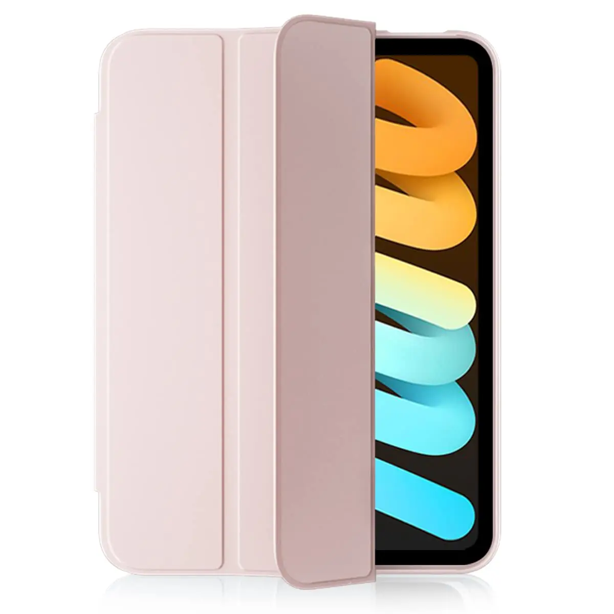 Быстрая доставка, чехол-подставка с автоматическим спящим режимом и пробуждением, мягкий чехол из ТПУ для iPad 2021 mini 6, чехол 8,3 дюйма