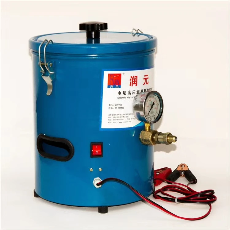 10L Electric Grease Pump 24V 250W Centralized Lube Pump For Lubrication Electric Lubricator for Dense Grease