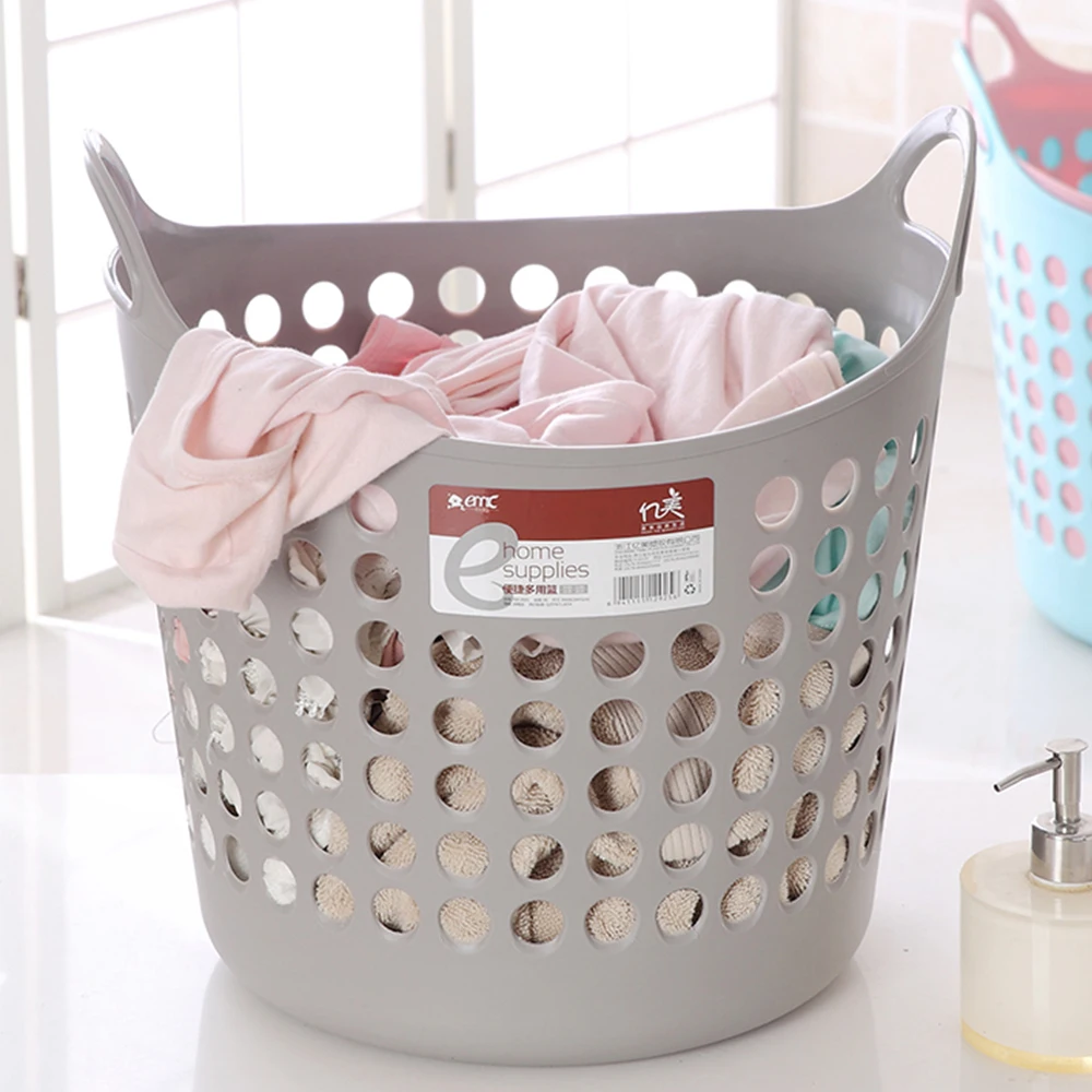 emc PE soft luandry bsaket, 28L PE plastic laundry basket