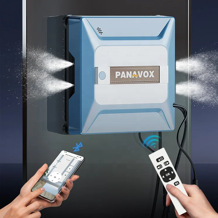 HuiDi Robotic Window Cleaner Electric Vacuum Glass Cleaning Robot with Remote Control for Hotel Use Direct Factory Source