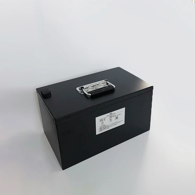 Black color metal housing 60V30Ah lithium iron phosphate LFP battery for E-scooter electric tricycle