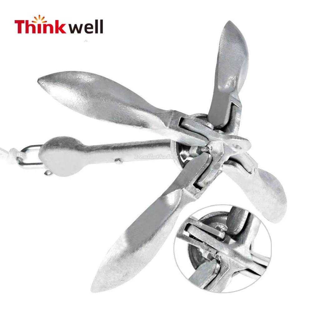 Chinese Factory Casting Galvanized Folding Boat Anchor