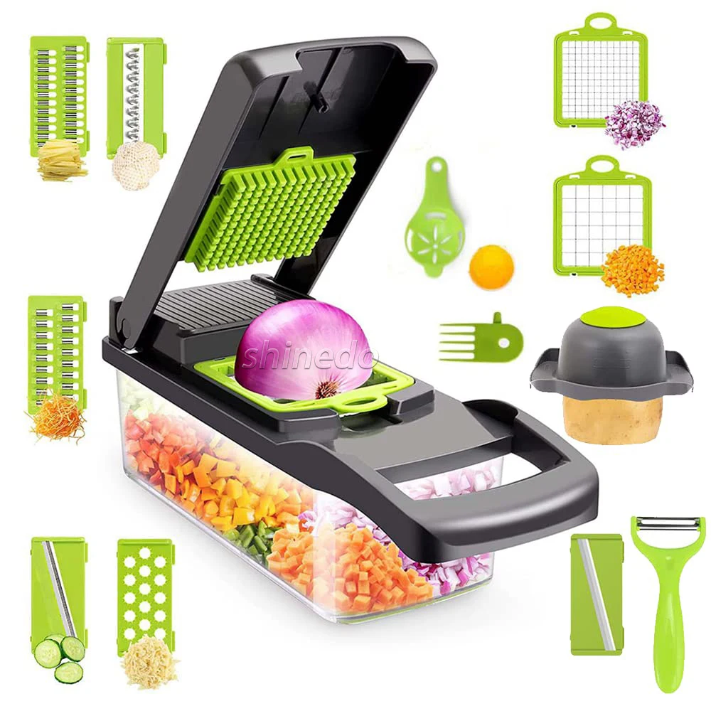 Vegetable Chopper Machine Multifunctional Grater Cutter Kitchen Accessories Manual Fruit Slicer Shredders Cheese Onions Slicers