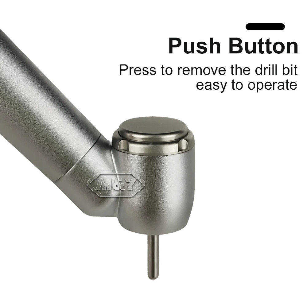 Dental 45 Angle Ring Shadowless Light LED Surgical High Speed Handpiece Push Button Single Water Spray E-generator Air Turbine