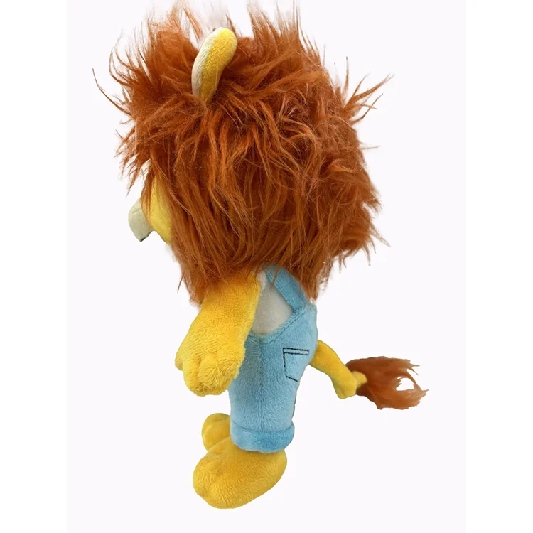 Hot selling Jungle Cute Embroidery Craftsmanship Lion King Plush Toy