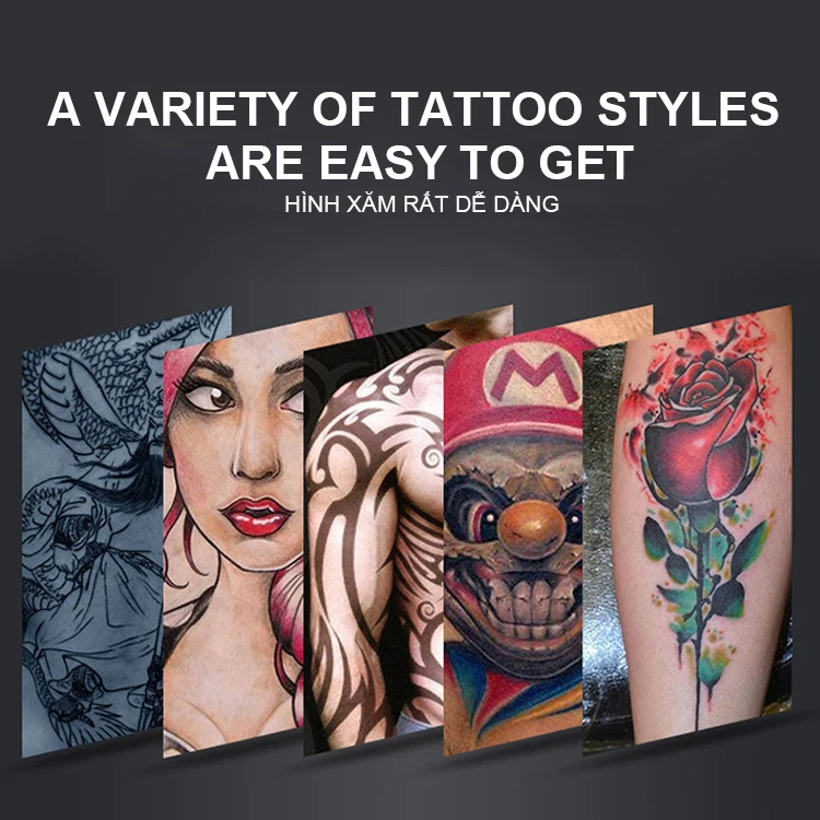 Wholesale Most Popular Complete Rotary Tattoo Kit 10 Machine Guns 7 Color Inks Power Supply