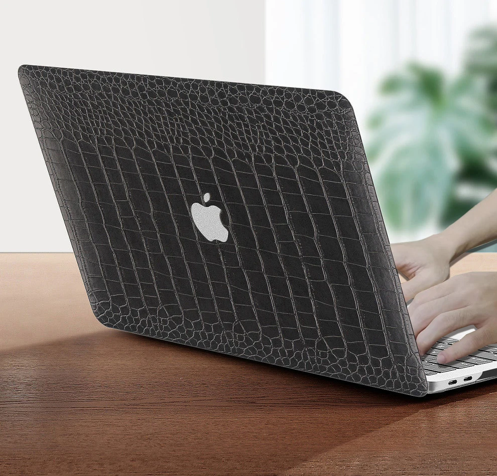 2024 New Laptop Case PC+PU Material for 15.3Air A2941 Personalized Faux-Crocodile-Leath for 13 inches