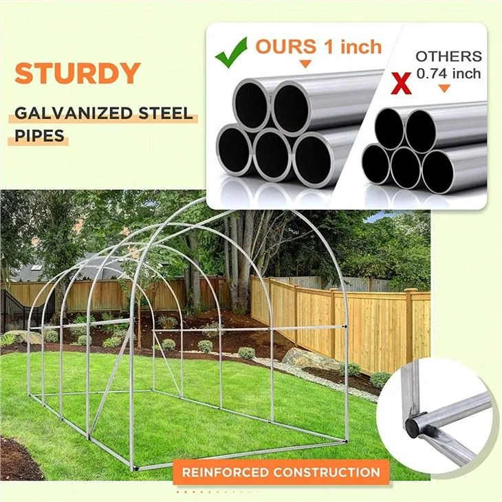 3x2x2 small indoor greenhouse metal walk in plastic greenhouse poly house structure backyard greenhouse