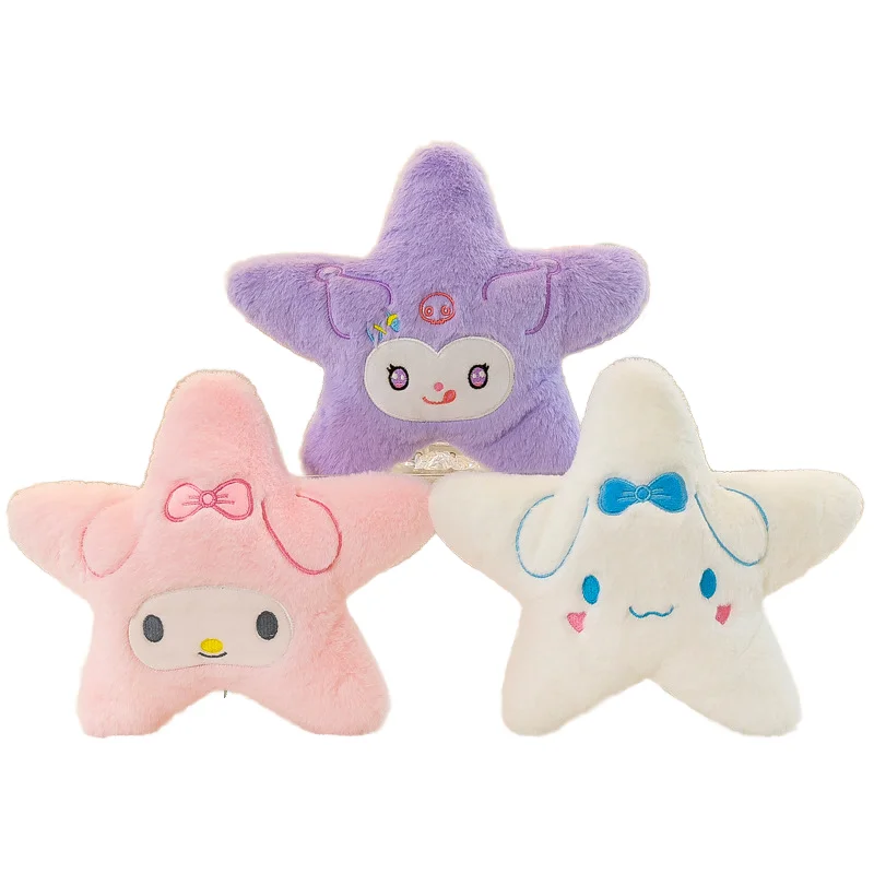 Cartoon Kuromi Kawaii Anime Stuffed Plush Toy Soft Cotton Kids My Melody Plush Action Figure PP Filled Birthday Gift