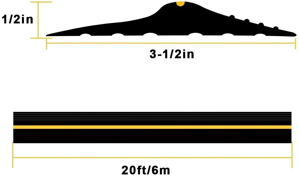 waterproof rubber seal strip for garage door thresholds