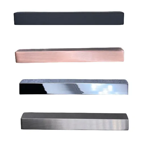 Kitchen Cabinet Handles Luxury Modern Furniture Drawer Handles Stainless Steel Black Kitchen Door Handles