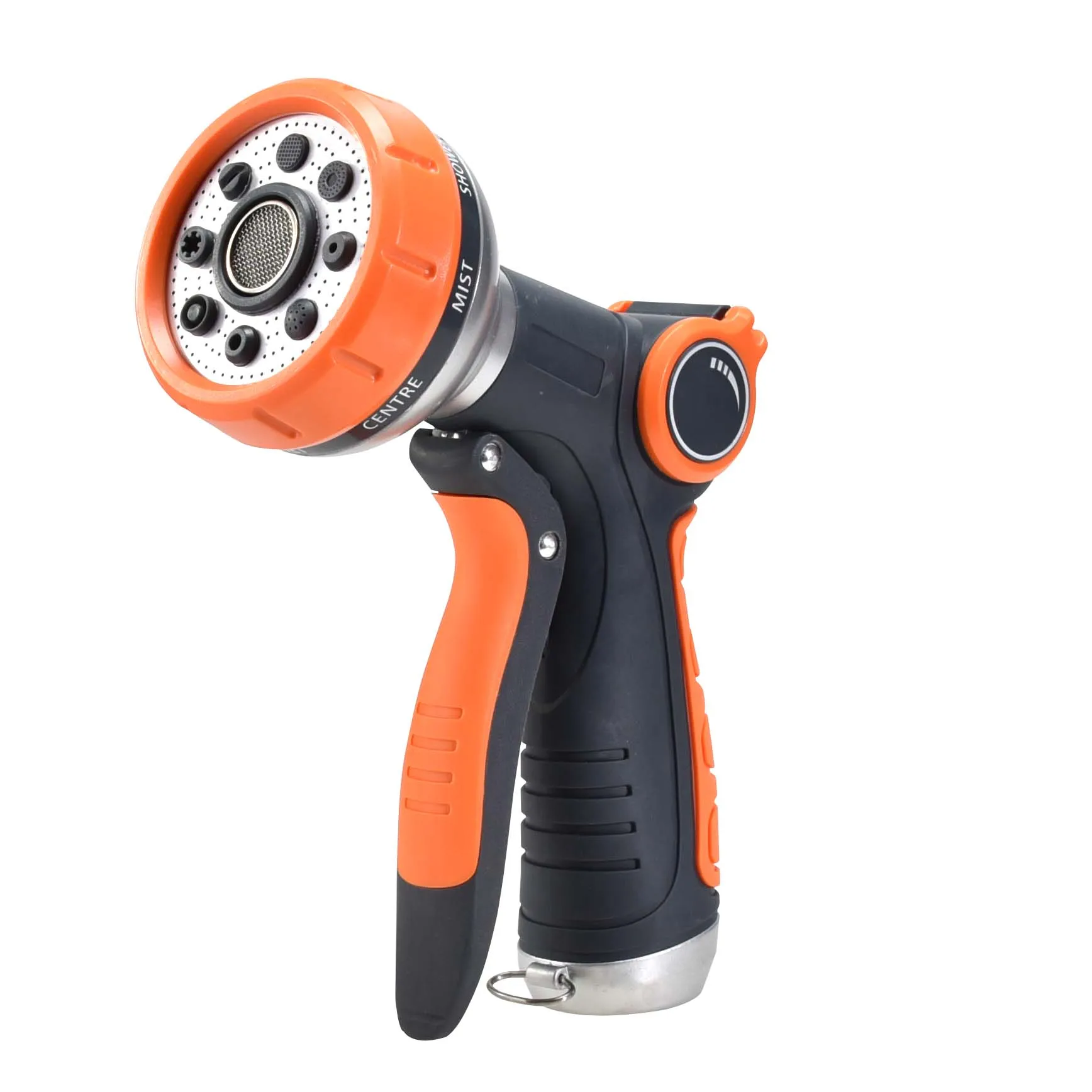 Передний спусковой крючок с накатанной головкой клапан 8 насадок для садового шланга